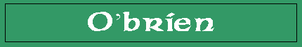 o'brien banner